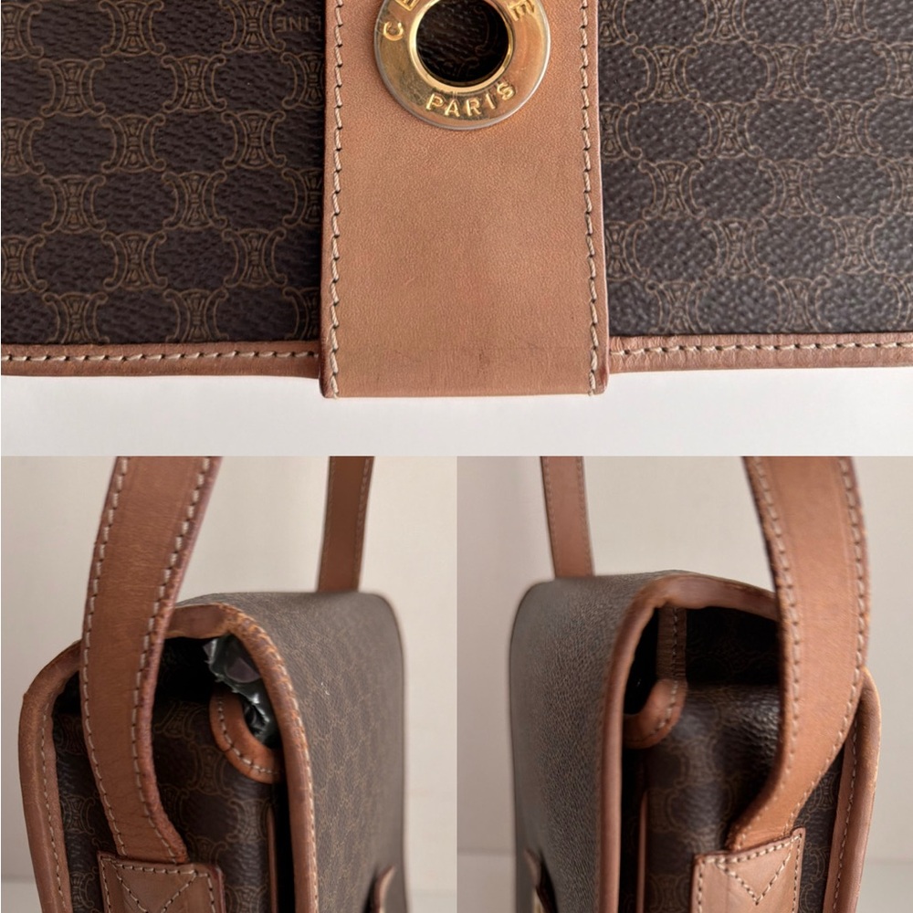 Authentic Celine Macadam M14 Flap Crossbody Bag - Picture 11 of 16